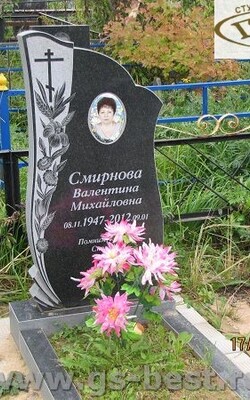 №199 памятник из черного гранита